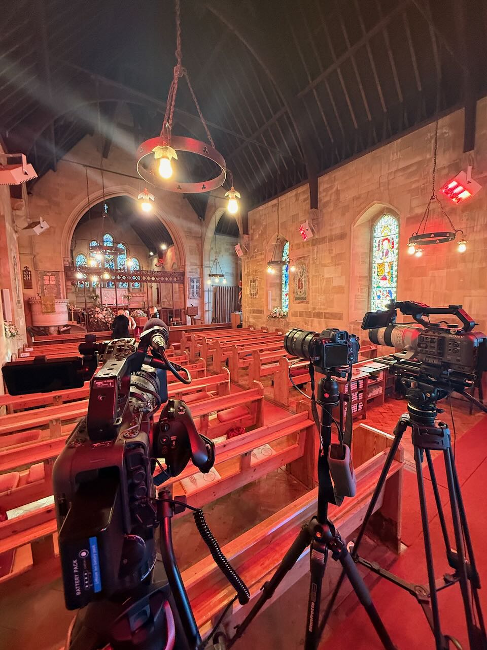 Church filming – full day two cameras