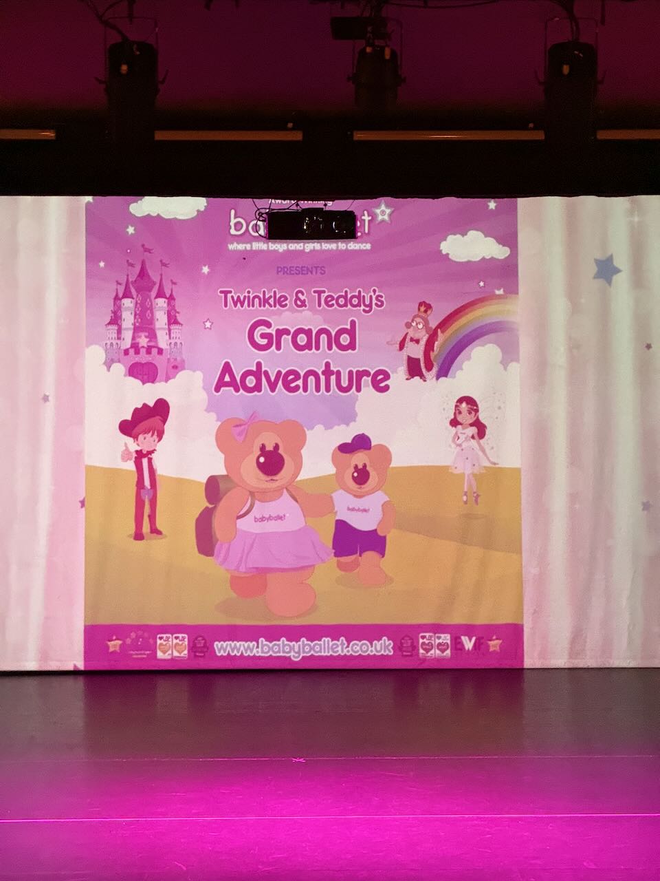 Baby Ballet theatre show filming